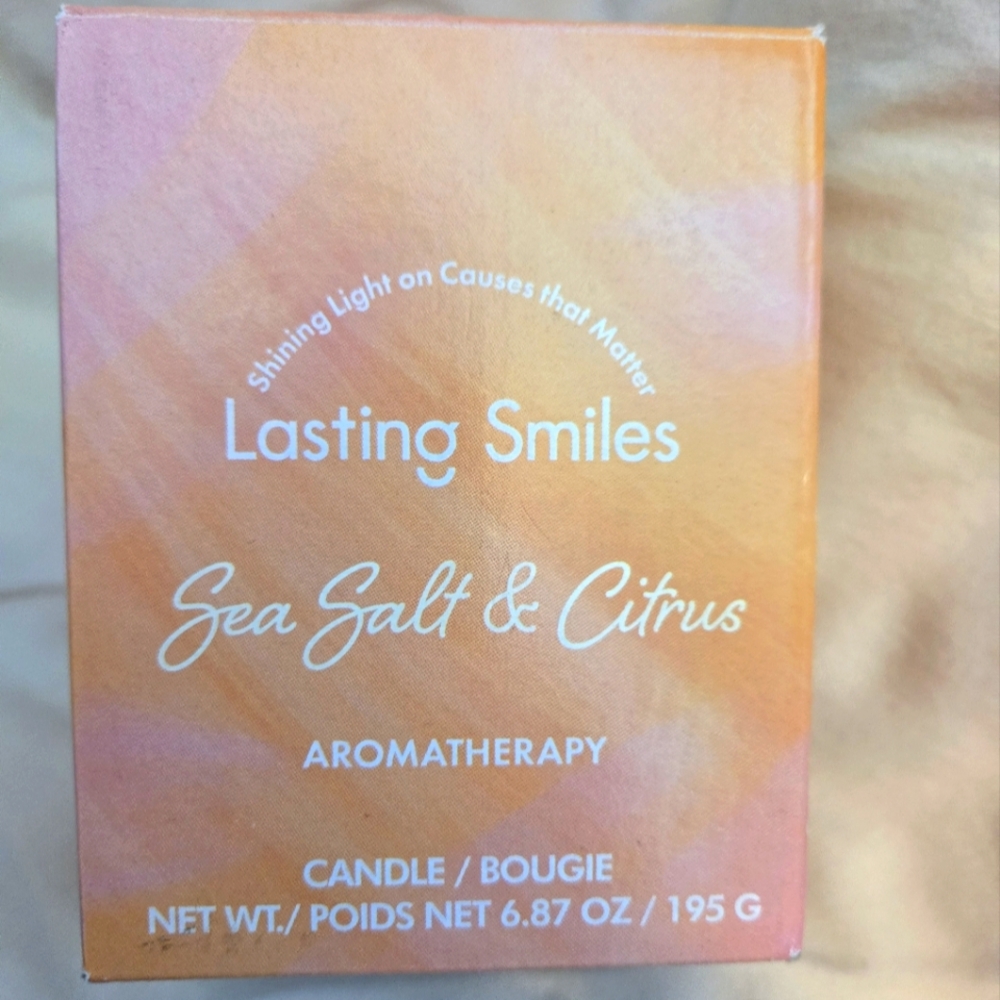 Lasting Smiles Sea Salt & Citrus Candle